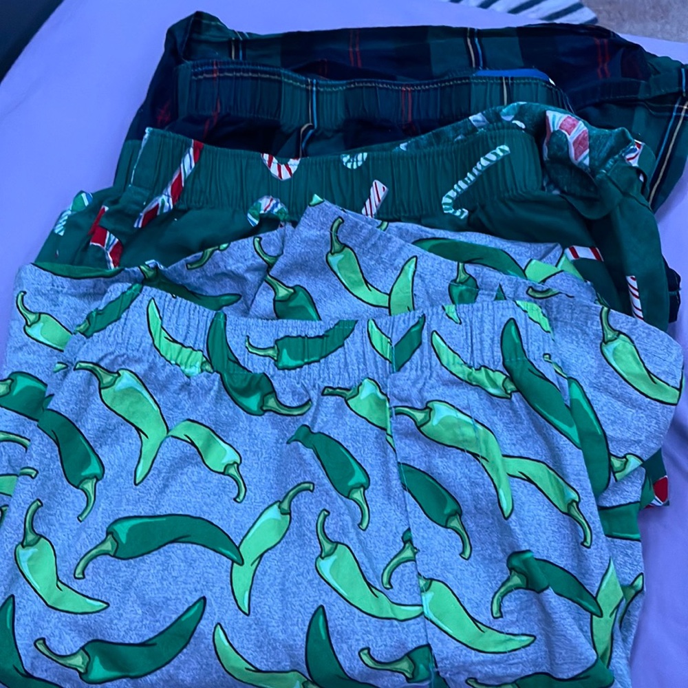 3 pairs of Christmas boxers